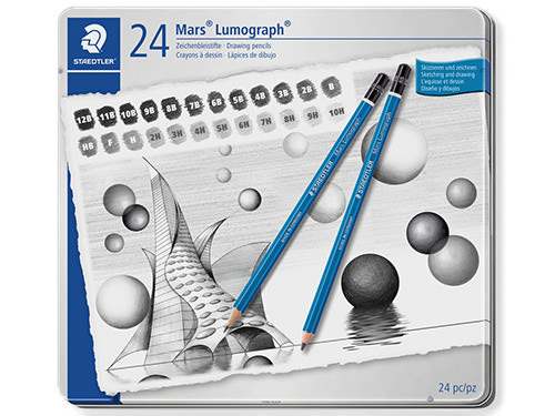 CLEARANCE Lyra Graphite Crayons Set of 24 Durable 2B 6B and 9B Graphite  Sticks - The Art Store/Commercial Art Supply