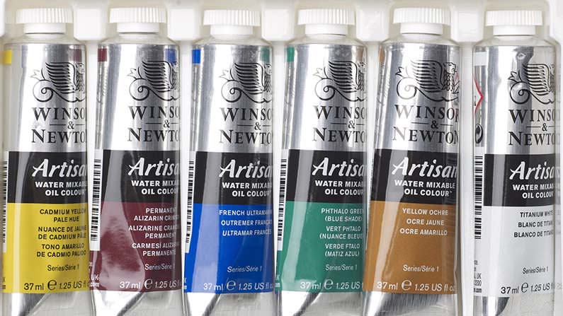 Winsor & Newton Water Mixable Oil Painting Additive Linseed Oil 75ml